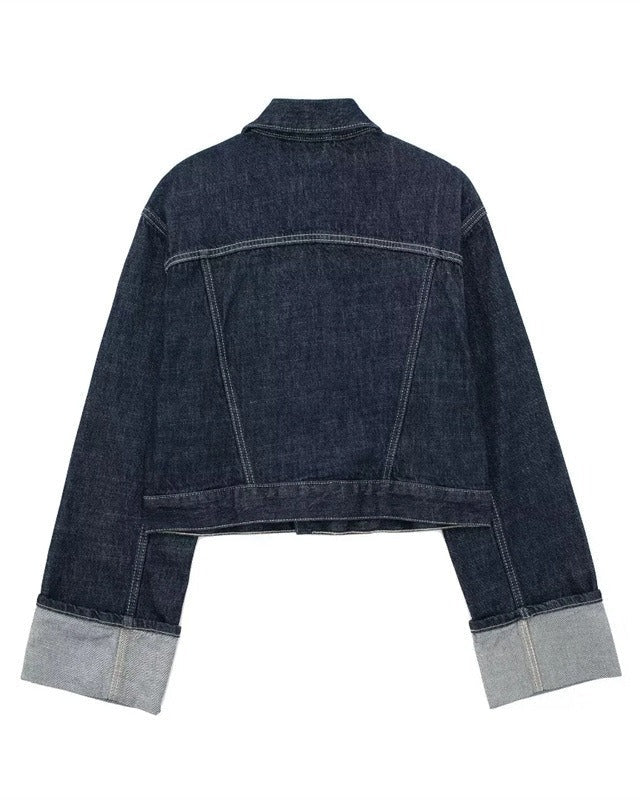 Dark blue denim jacket