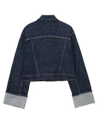 Dark blue denim jacket