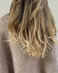 Open cardigan with soft surface and wide sleeves