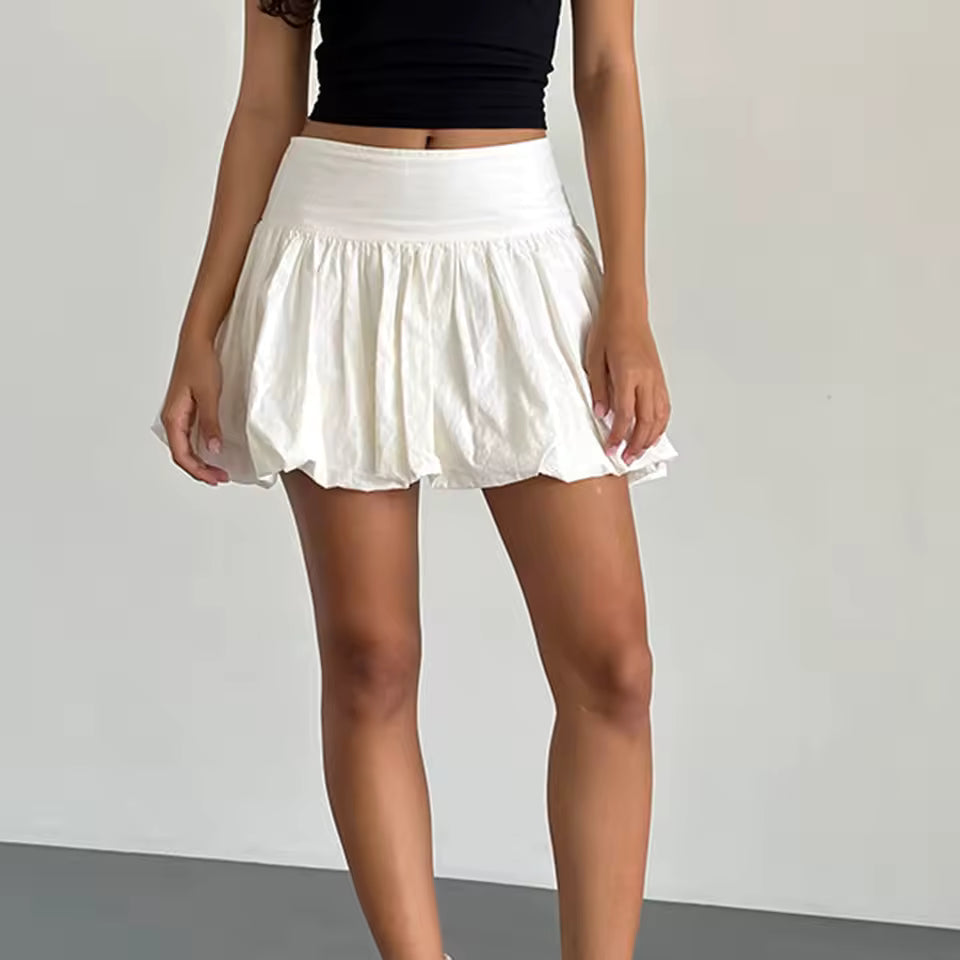 Mini puffy skirt
