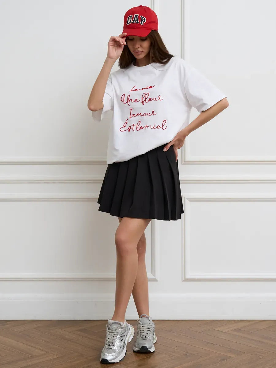 Pleated tennis skirt