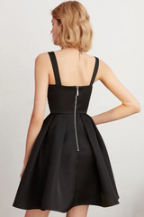 Black Fit and Flare Cocktail Dress