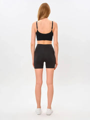 Black cycling shorts