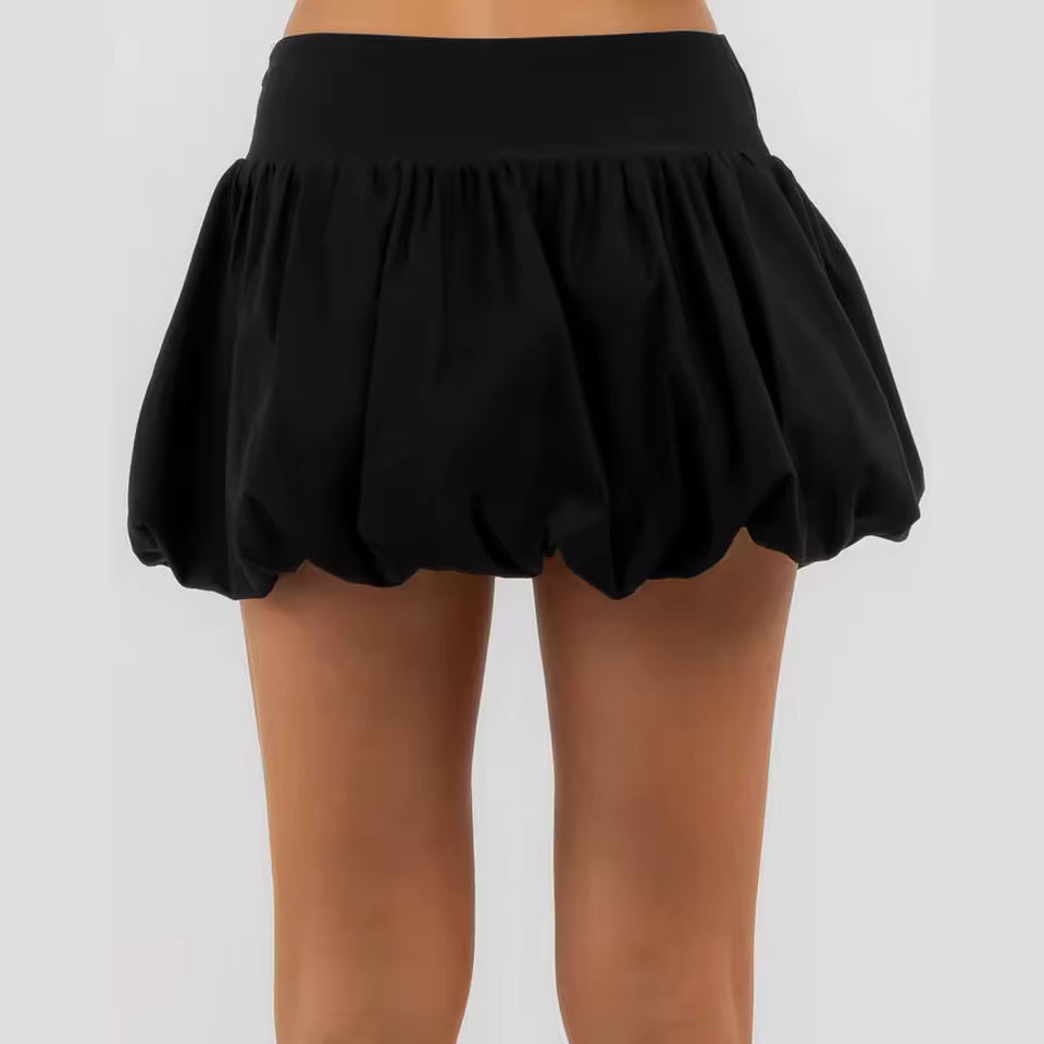 Mini puffy skirt