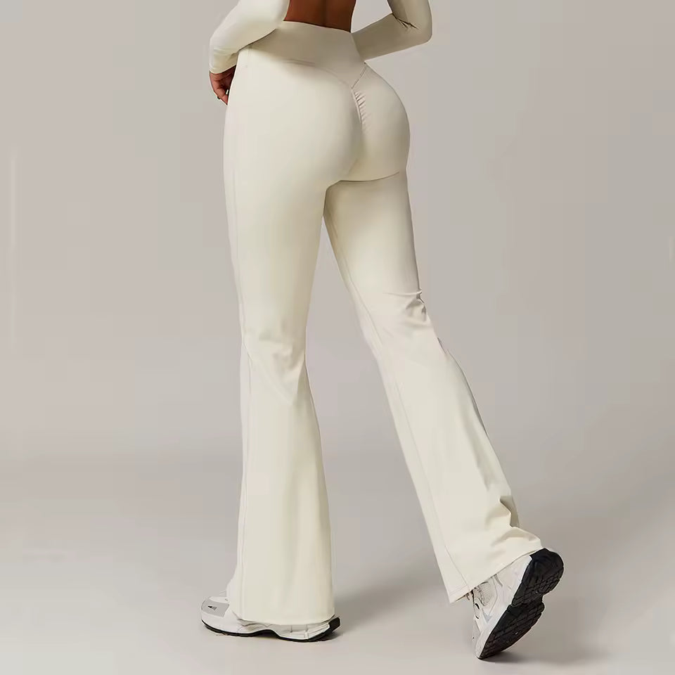 Sporty flared pants