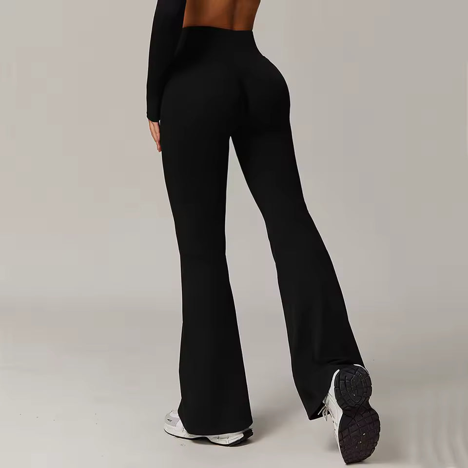 Sporty flared pants