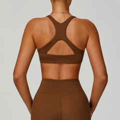 Seamless sports bra