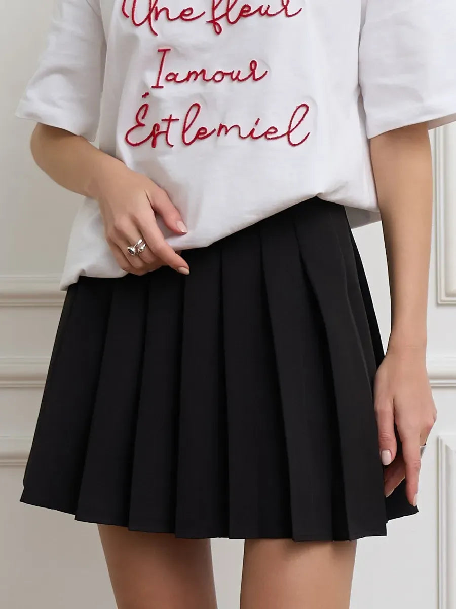 Pleated tennis skirt