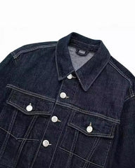Dark blue denim jacket
