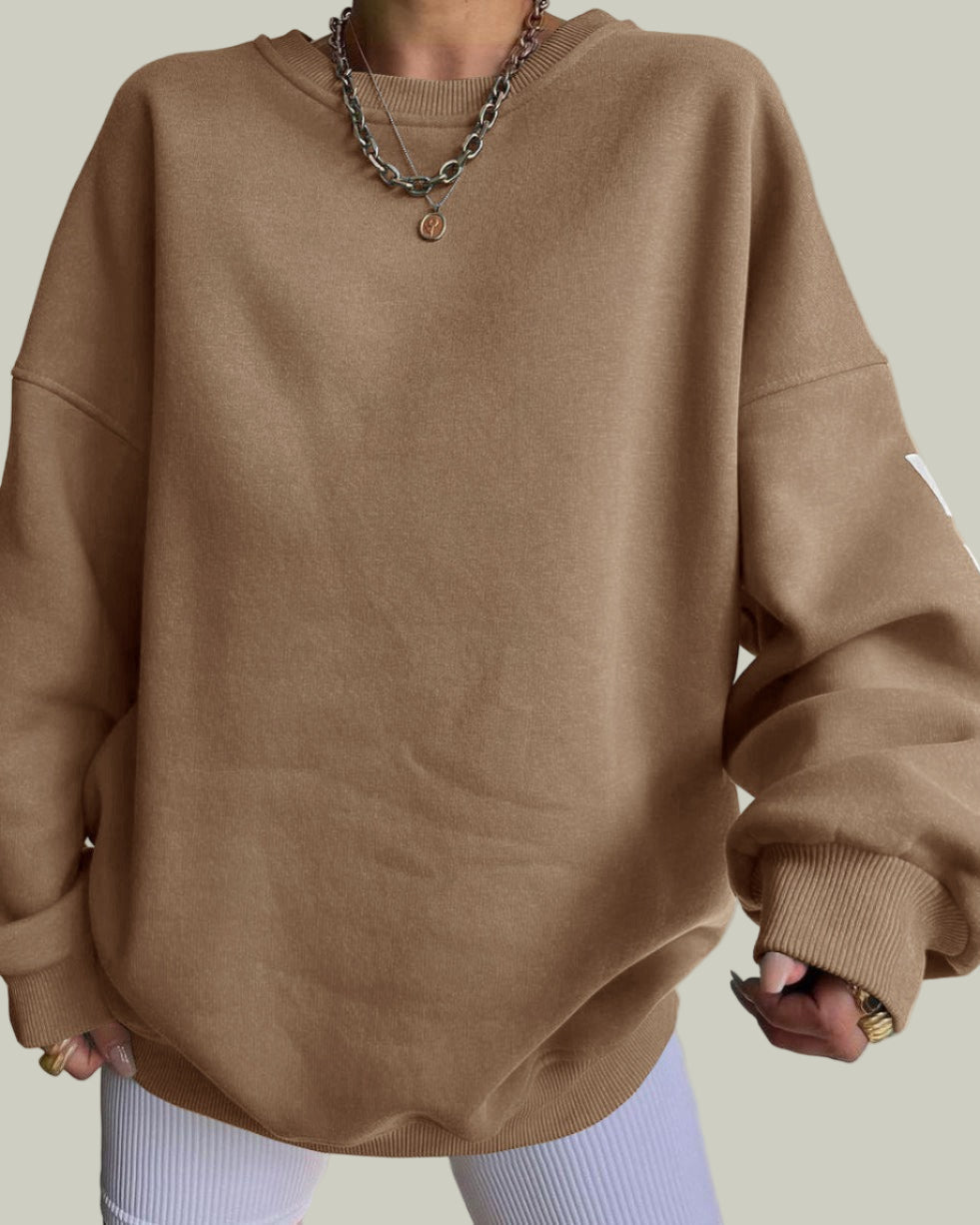 Chicago sweatshirt with ribbed edges