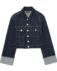 Dark blue denim jacket