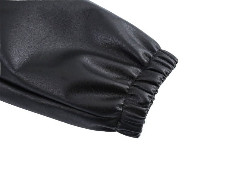 Black short jacket with buttons