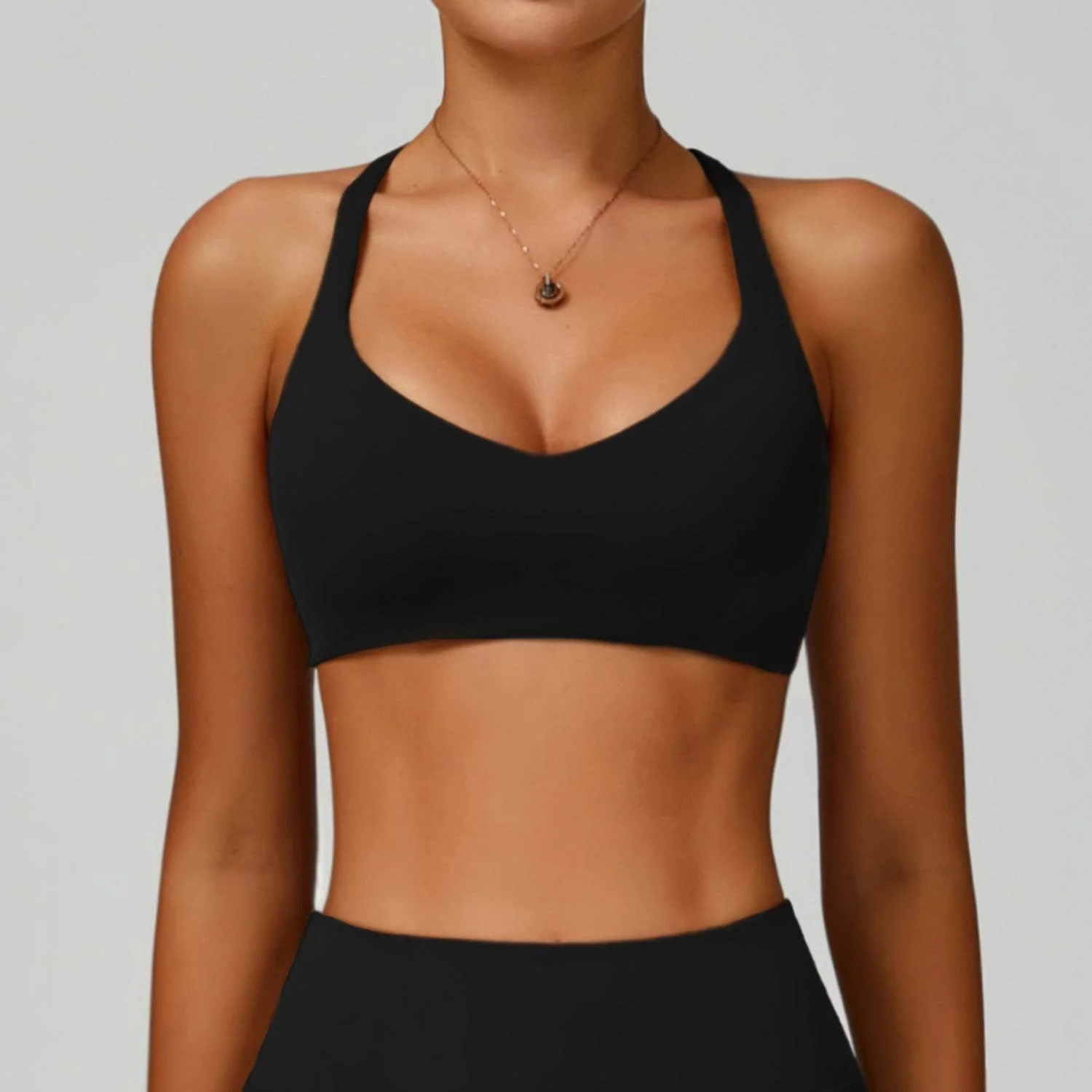 Seamless sports bra