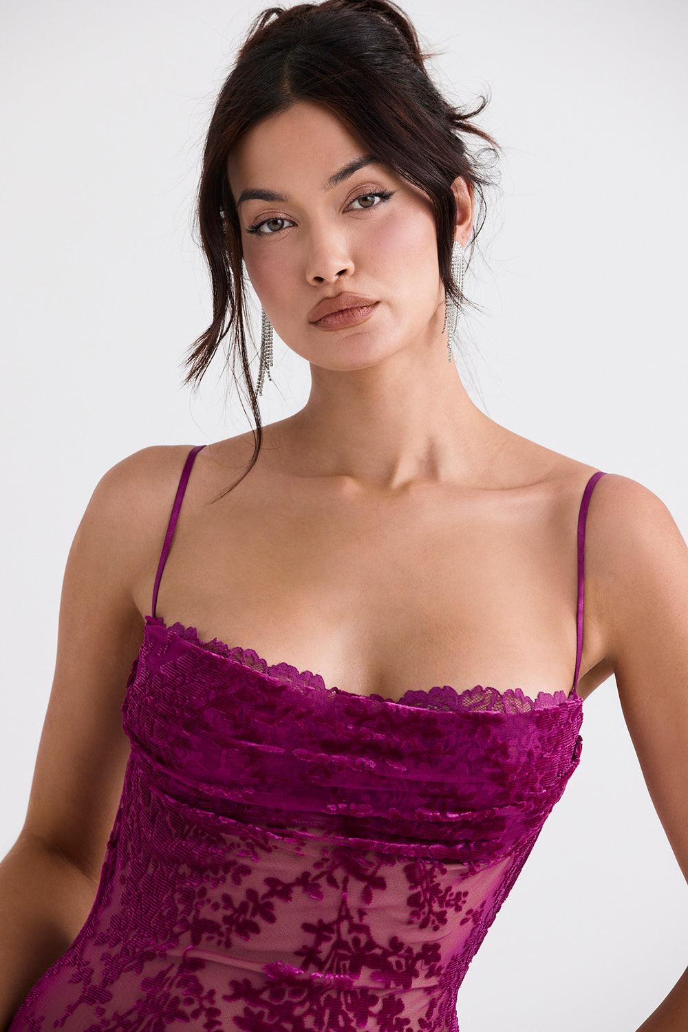 Tranbär transparent miniklänning