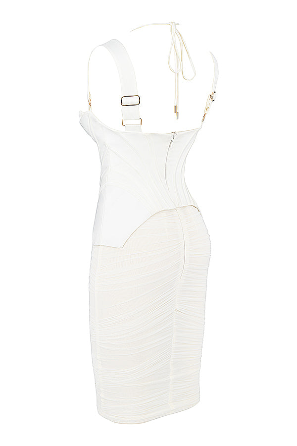 Korsett midiklänning