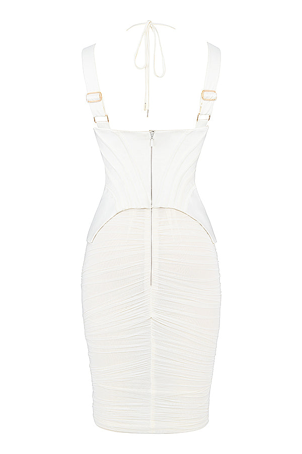 Korsett midiklänning