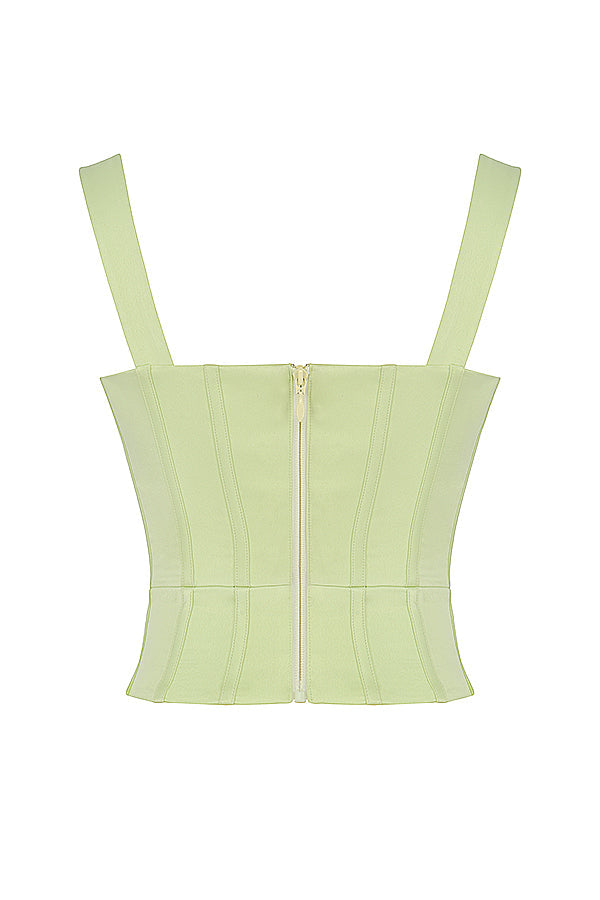 Korsett i structuredsatin