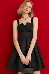 Black Fit and Flare Cocktail Dress